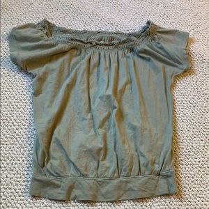 Green Abercrombie kids top